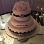 Vogue Ballroom Wedding Cake