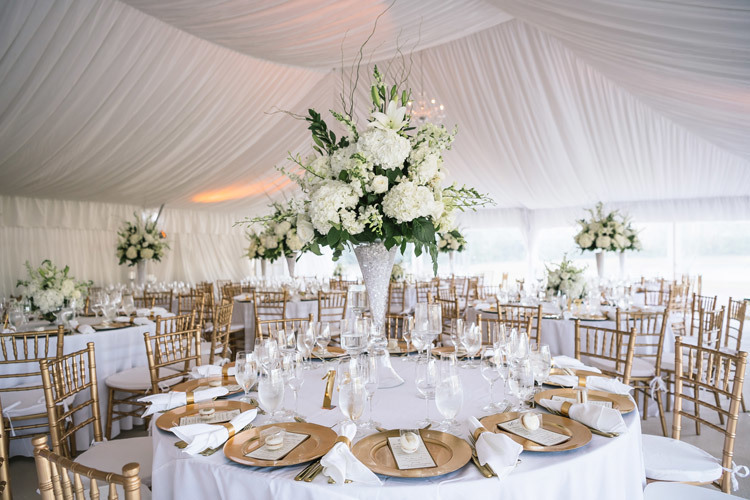 white wedding flower