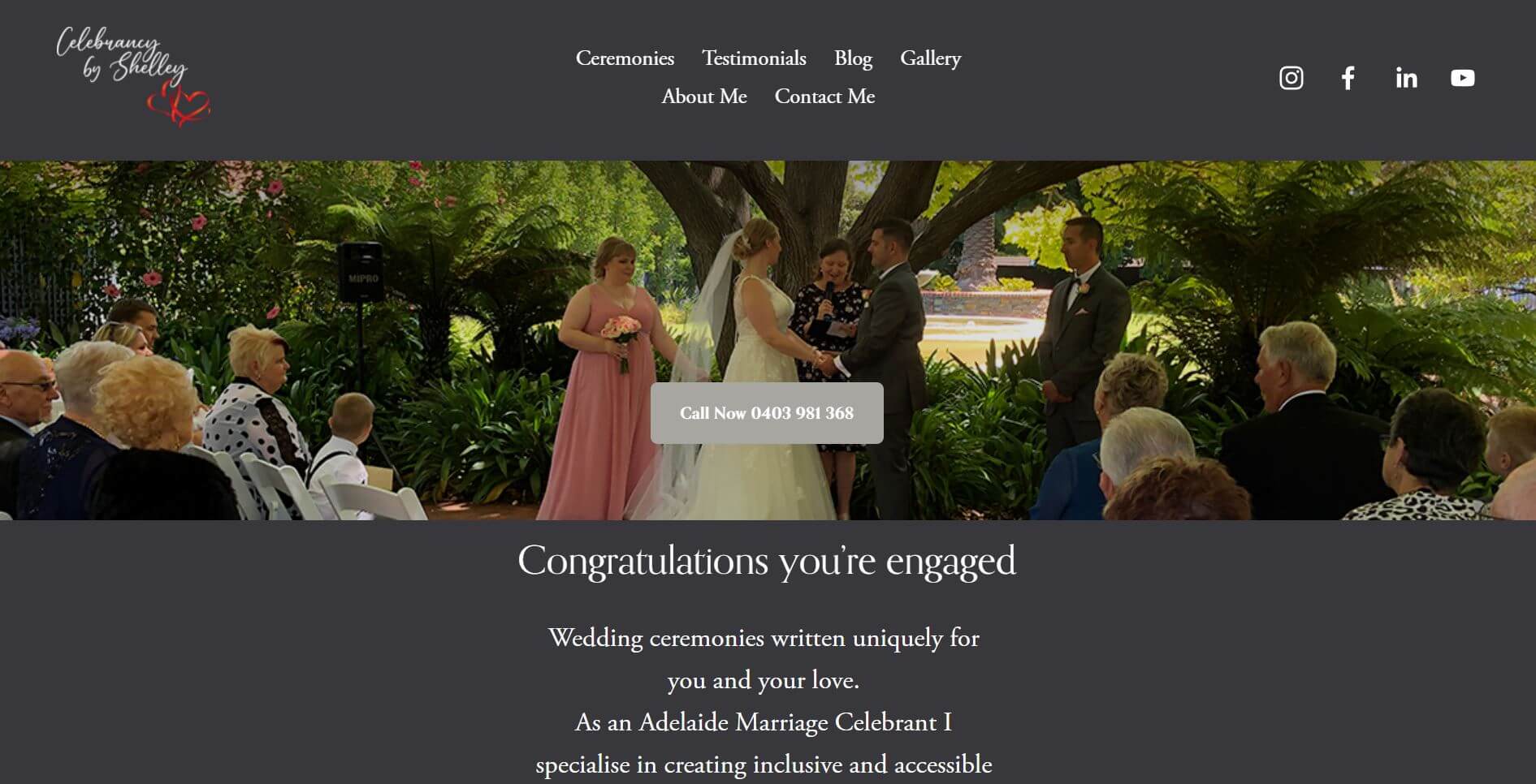 Celebrancy By Shelley Wedding Celebrant Adelaide