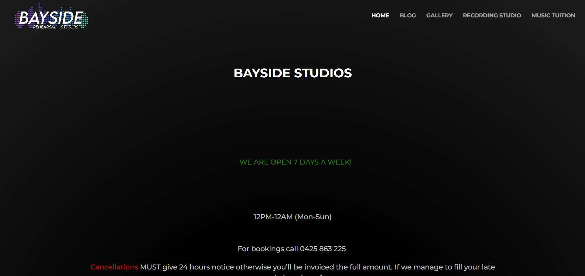 bayside rehearsal studios