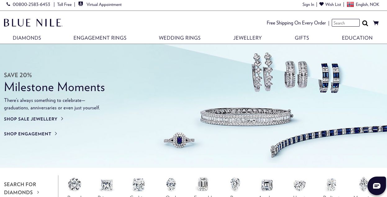 Blue Nile Diamond Jewellers – Engagement and Wedding Rings New Zealnd