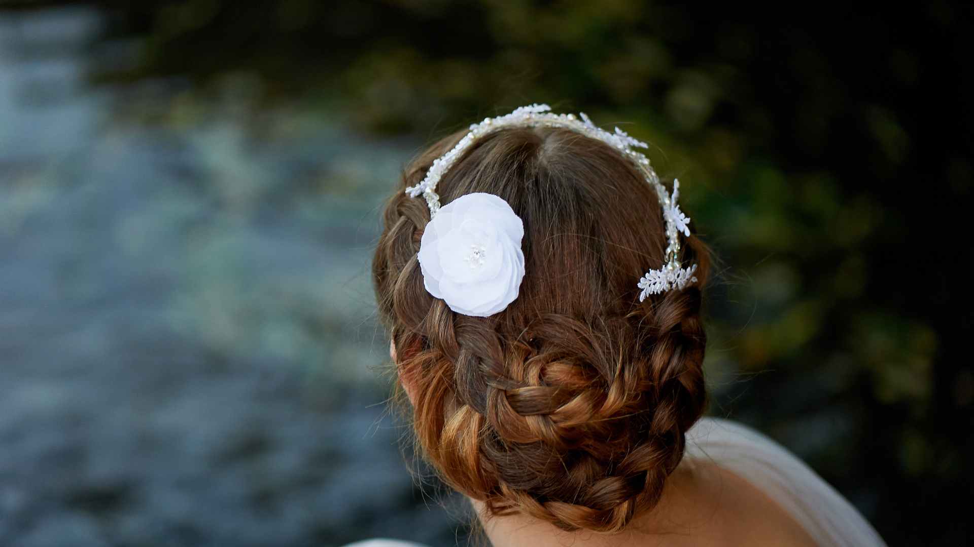 bridal hairstyle boho braids