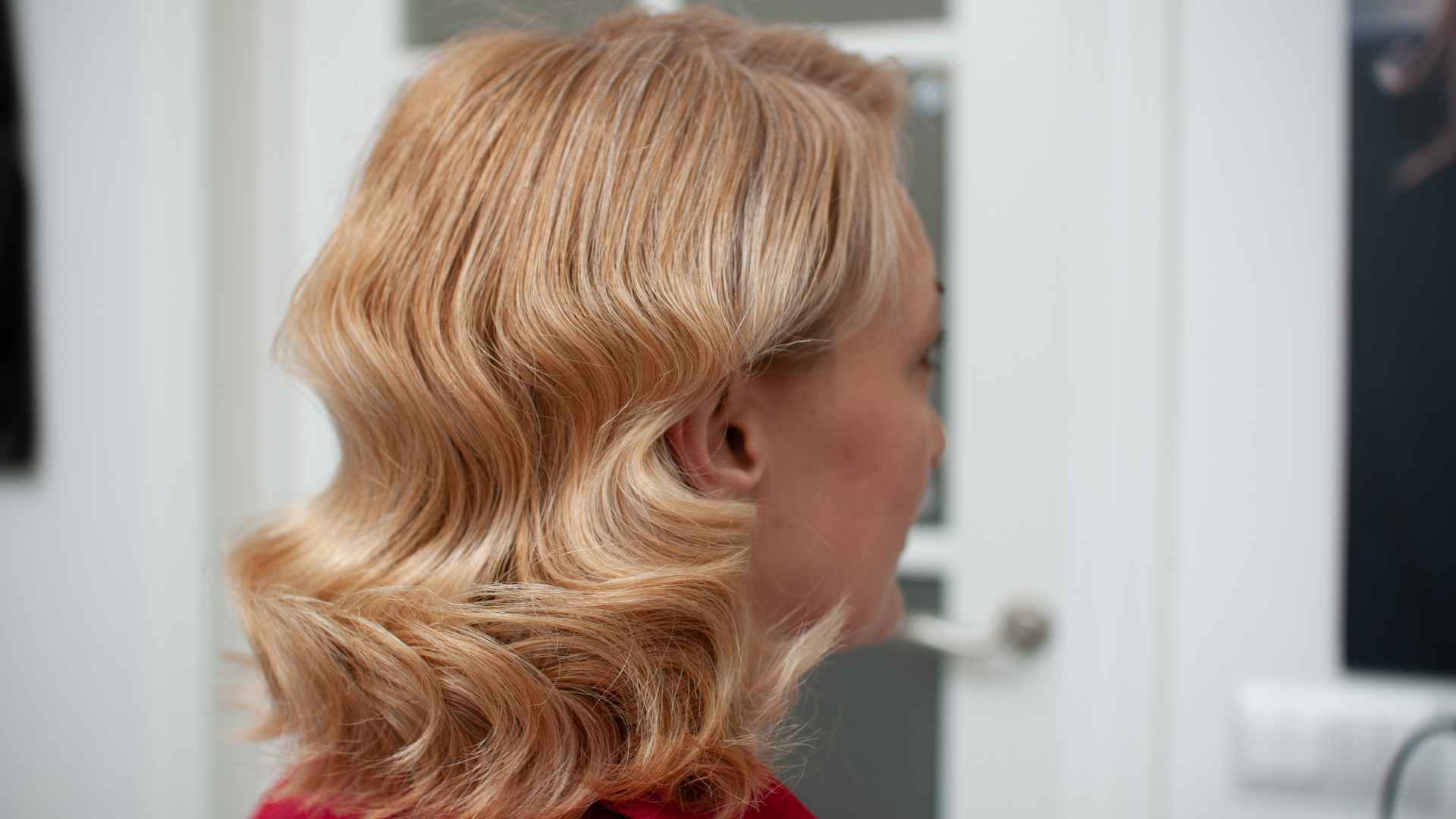 bridal hairstyle hollywood waves