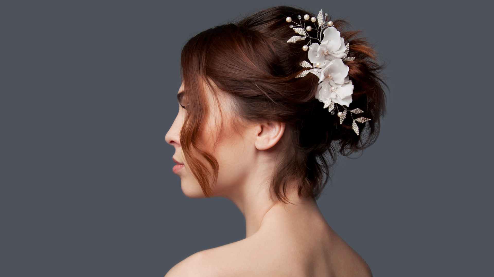 bridal hairstyle polished updo