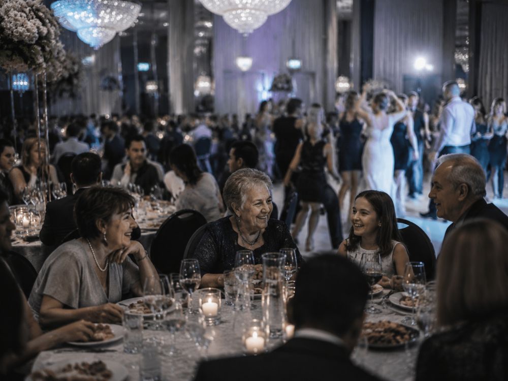 comfortable wedding reception guest experience