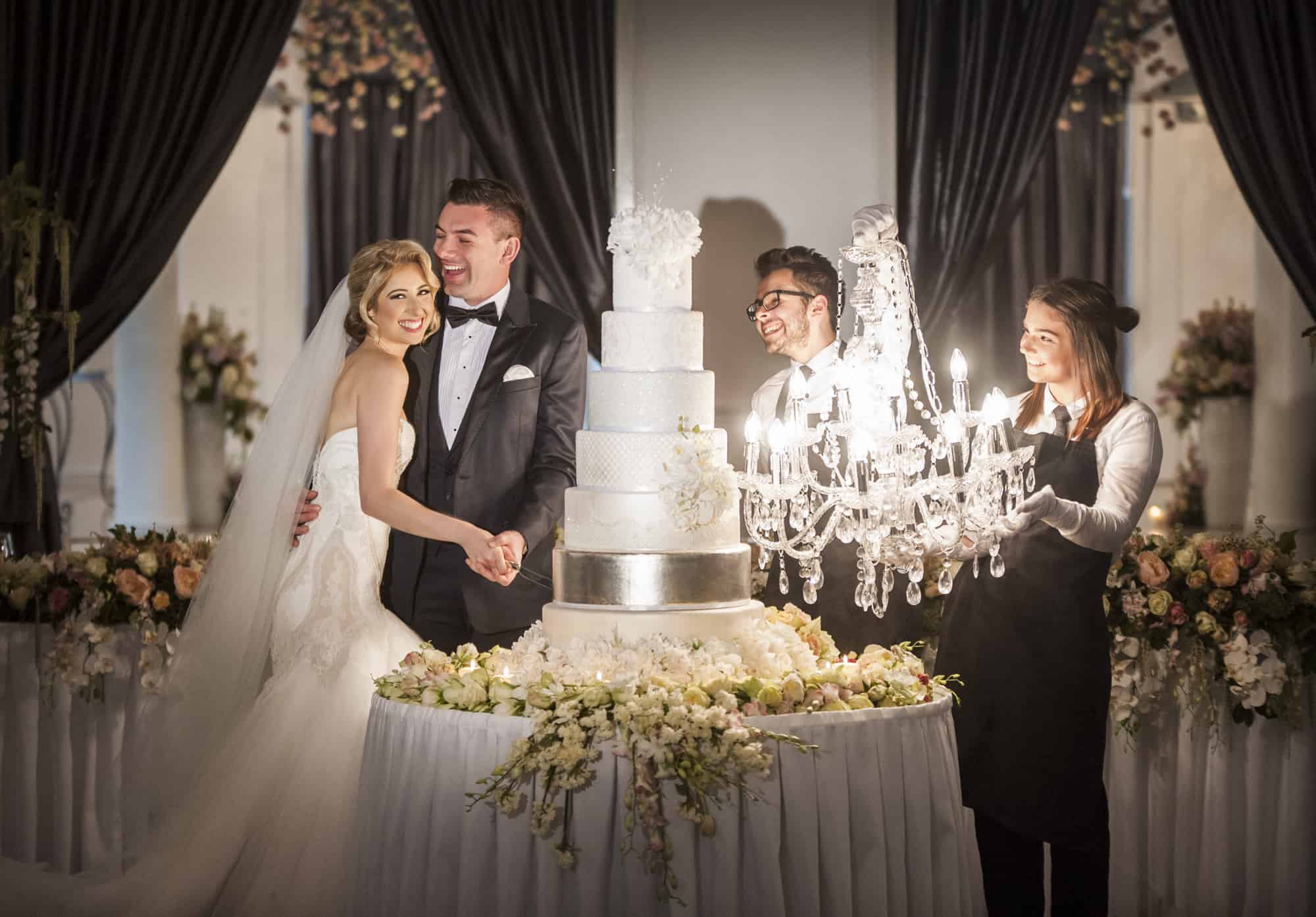 melbourne wedding reception cake