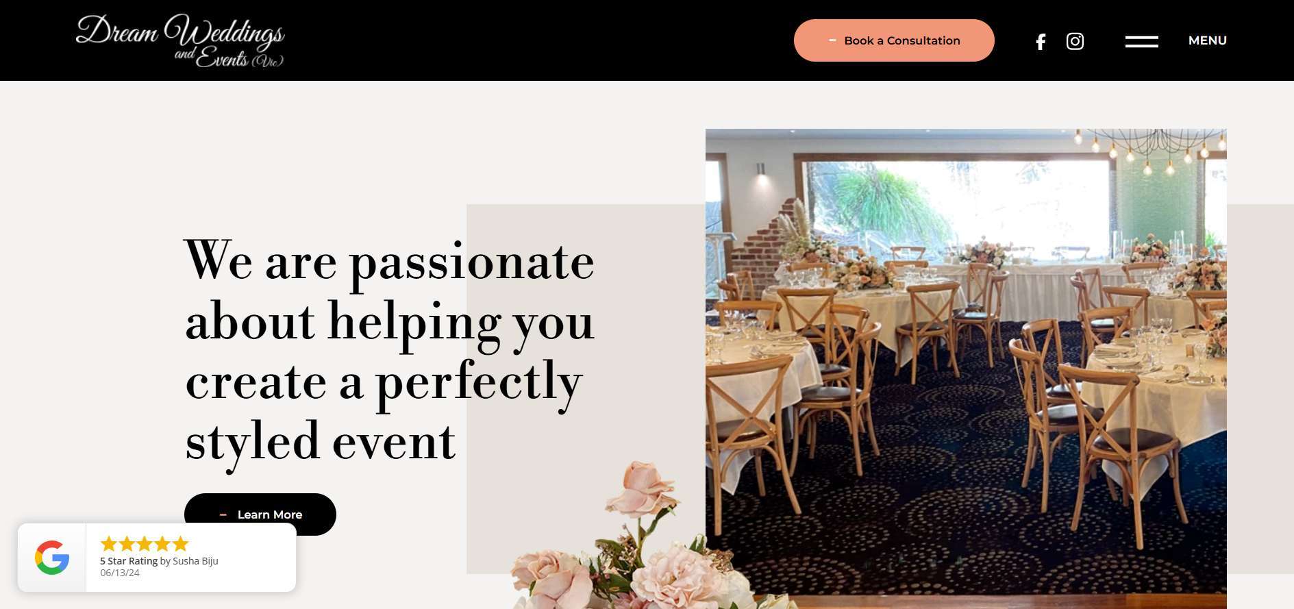 dream weddings and events