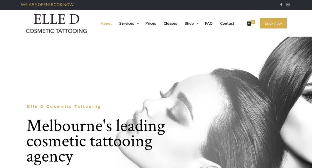 Elle D. Cosmetic Tattooing - Microblading Salon Melbourne