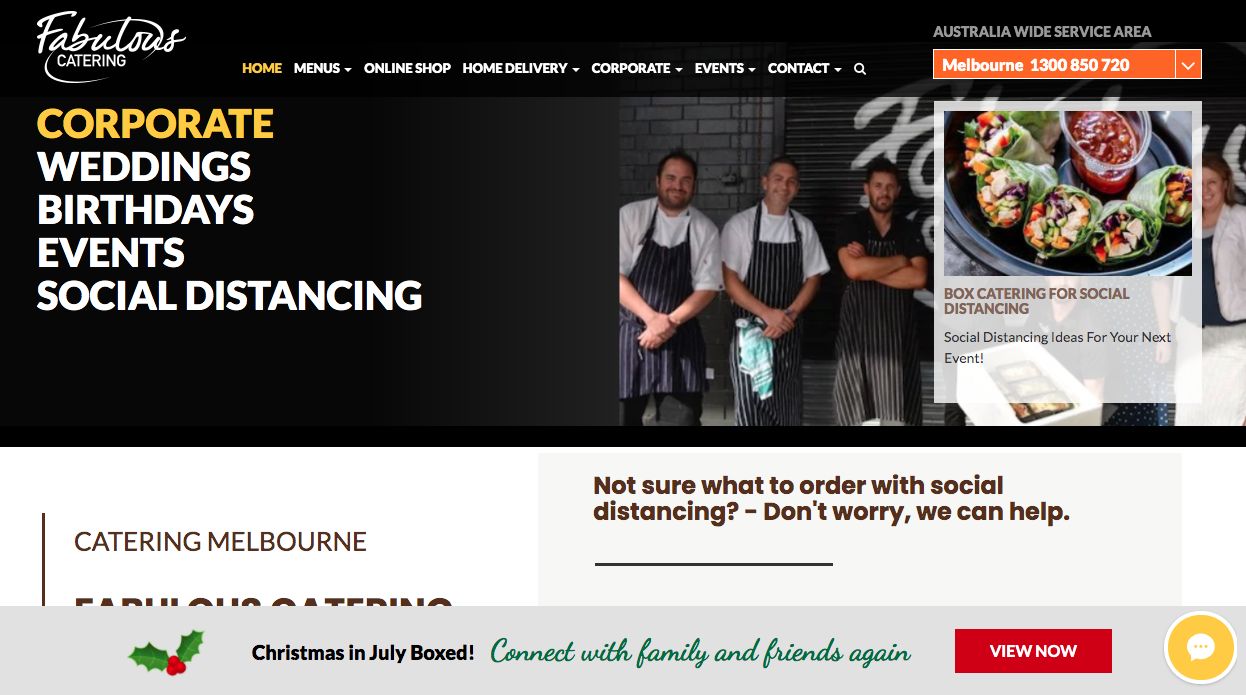 wedding food events Melbourne