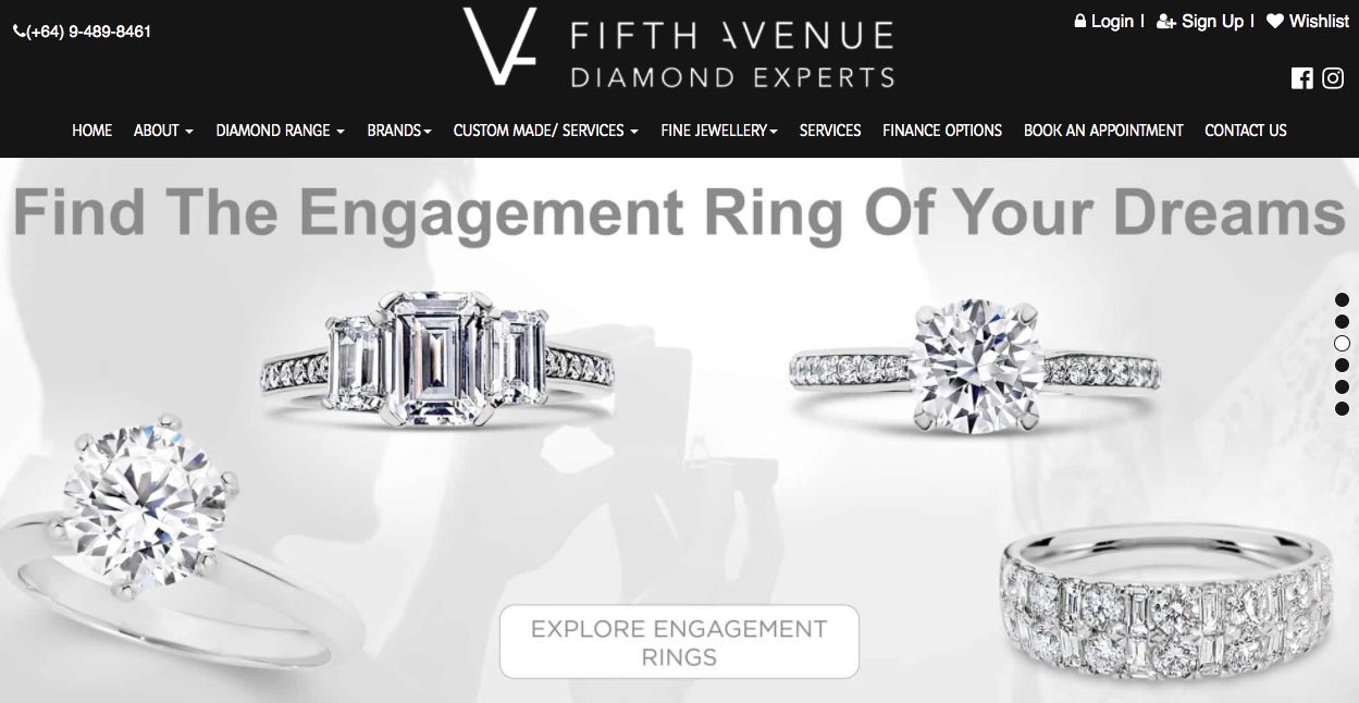 Fifth Avenue Diamond Experts - Wedding and Engagement Rings New Zealand