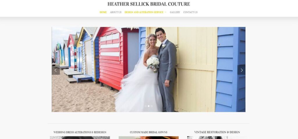 Heather Sellick Bridal Couture Wedding Dress Designer Shop Melbourne