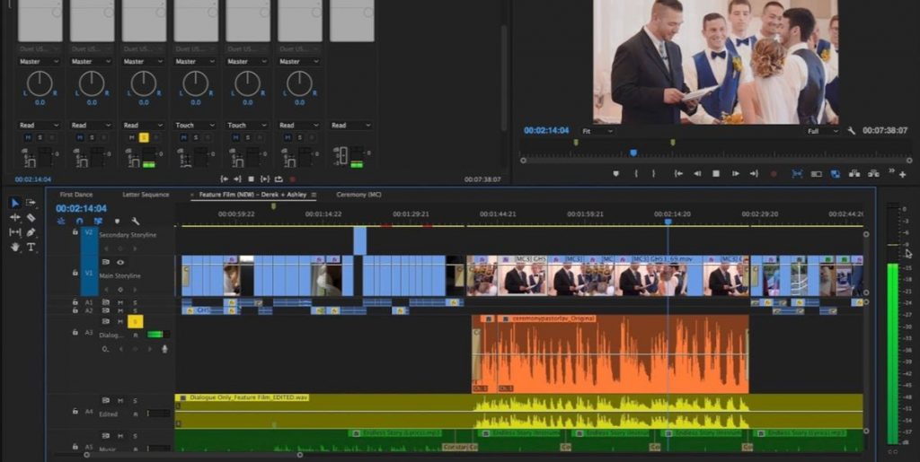 editing wedding videos