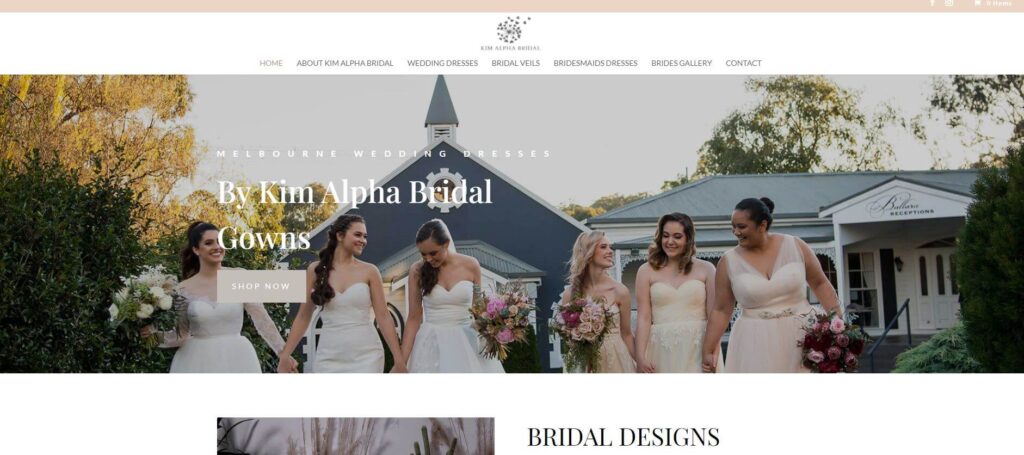 Kim Alpha Bridal Wedding Dress Designer Shop Melbourne