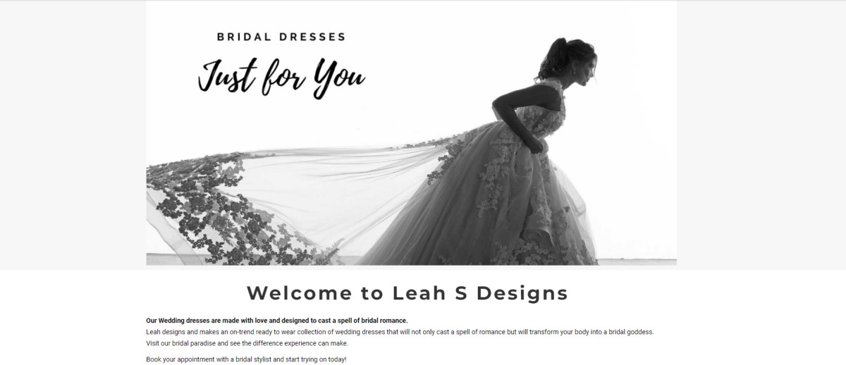 Low back wedding dresses - Bridal gowns Melbourne - Leah S