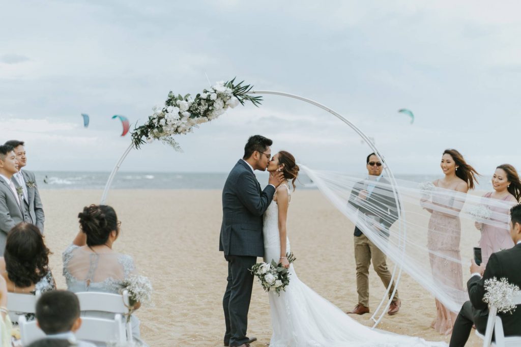 wedding ceremony on beach