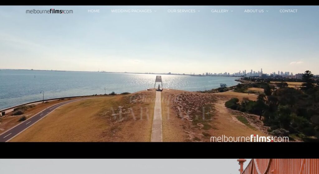 Melbourne Films Weddings Aerial Photography