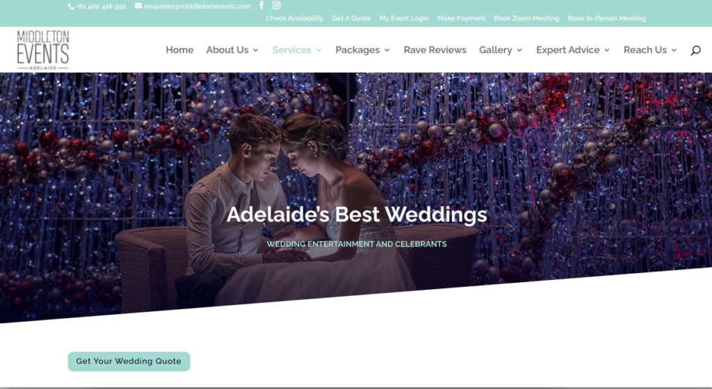 Middle Tone Events - Wedding MC Adelaide