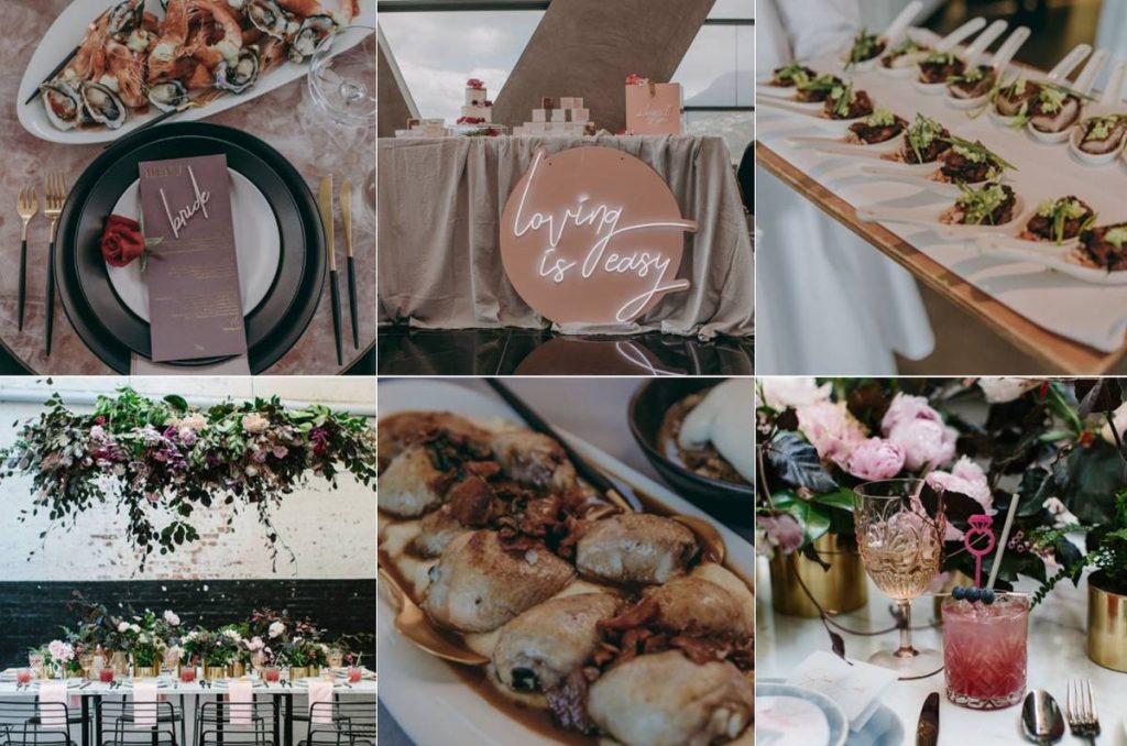 Mint & Mingle professional wedding food