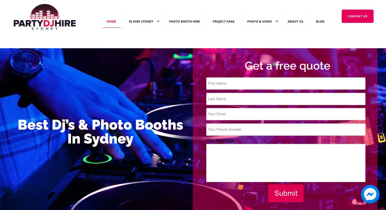 Party DJ Hire Sydney