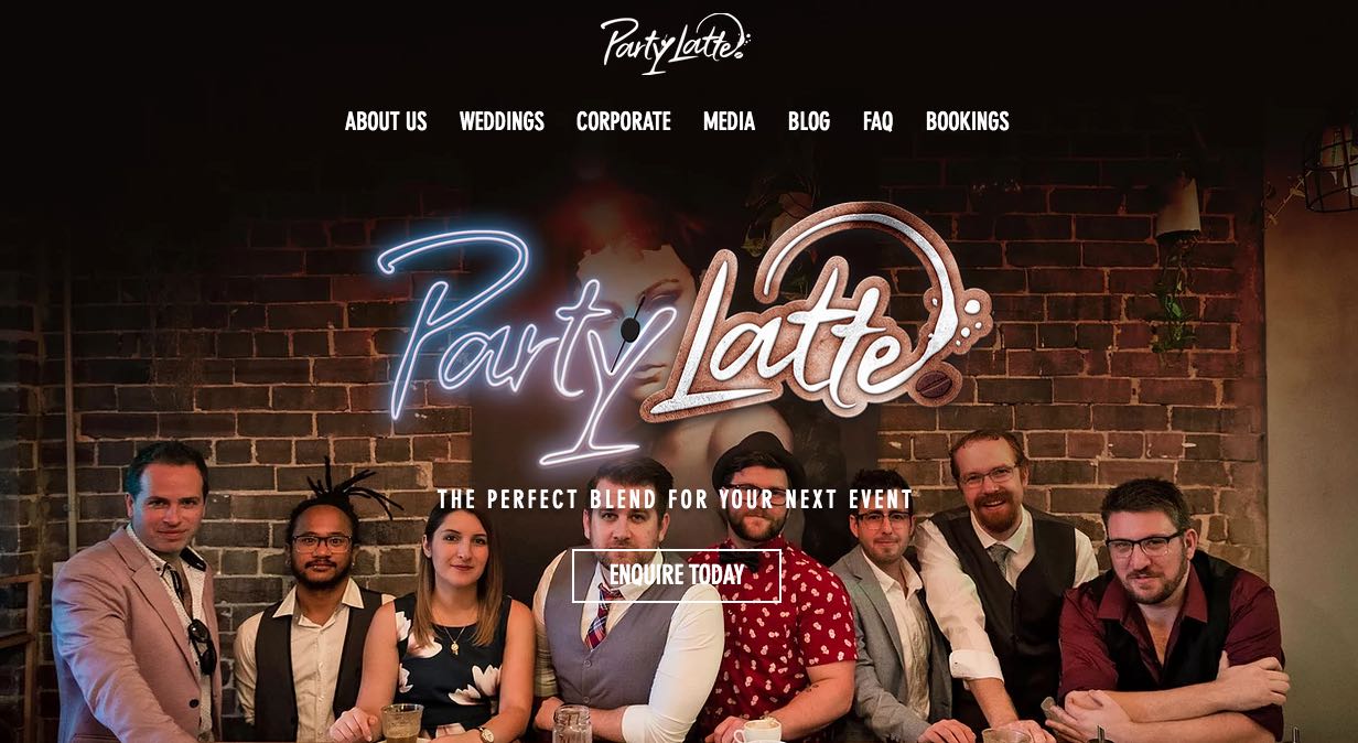 Party Latte Wedding Band Sydney