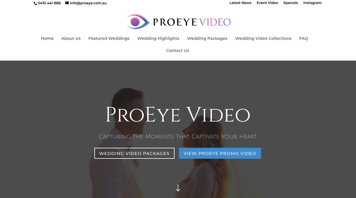Pro Eye Video - Wedding Videographer Yarra Valley