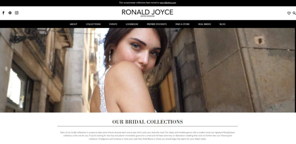 Ronald Joyce Wedding Dress Melbourne