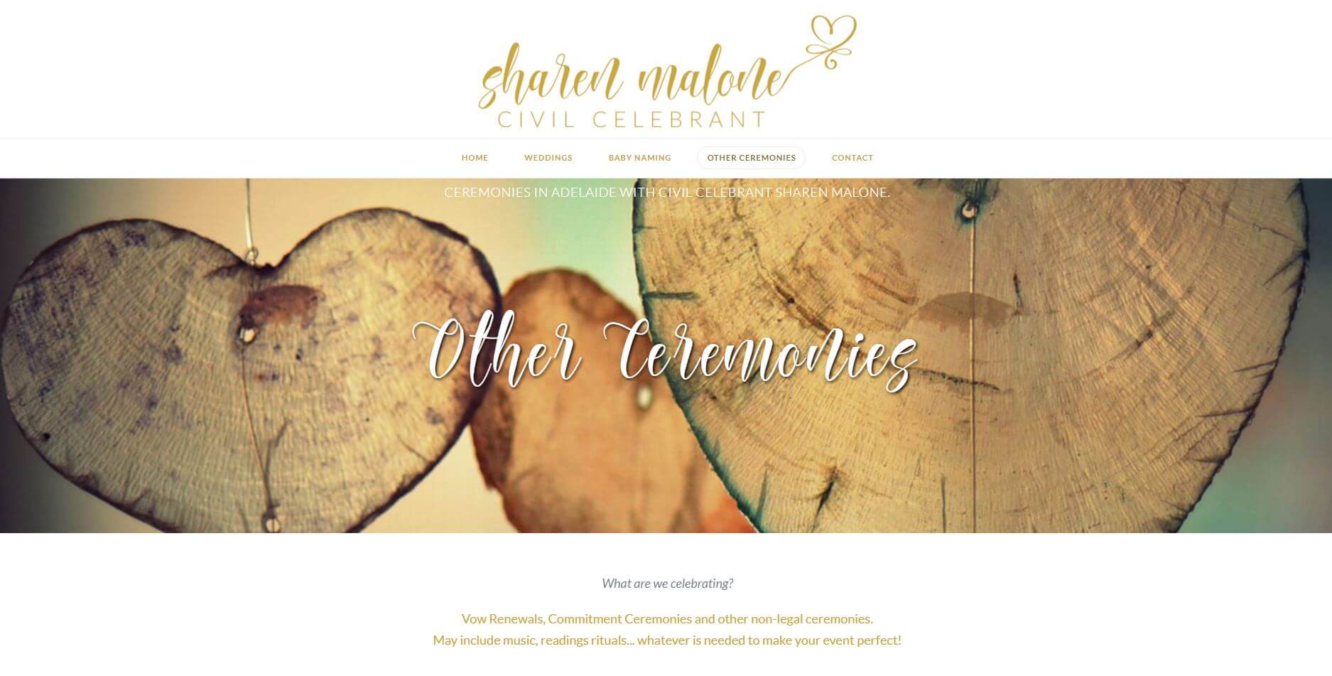 Sharen Malone Weddings Celebrants Adelaide