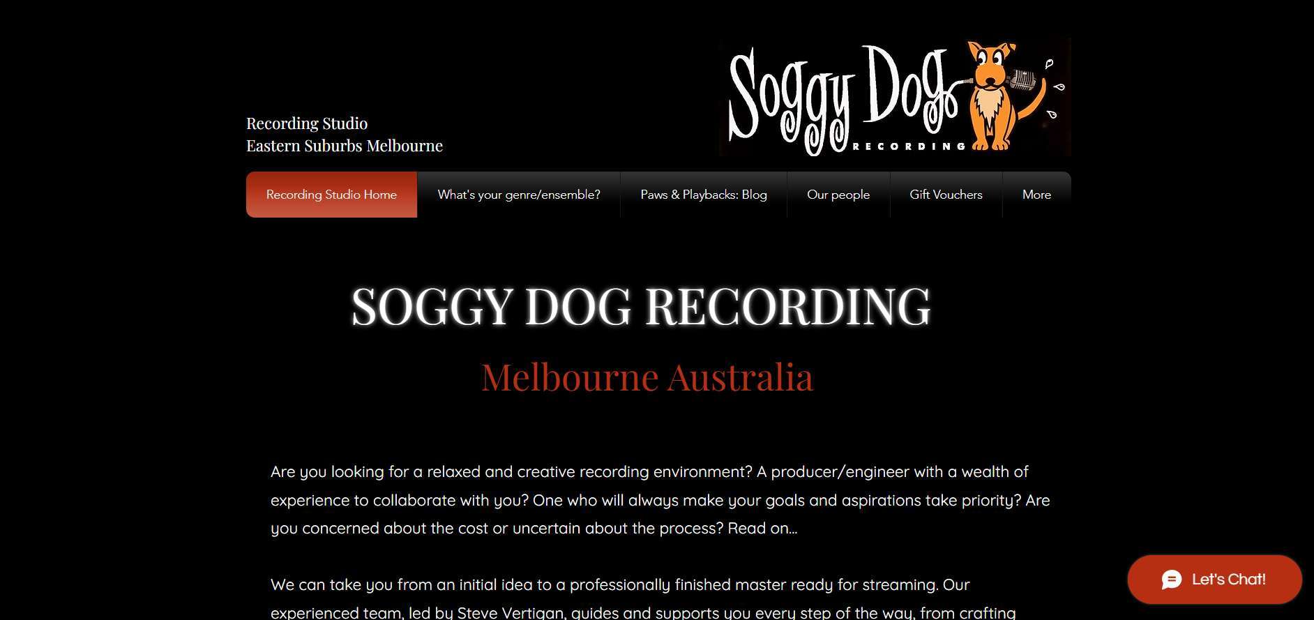 soggy dog recording studio