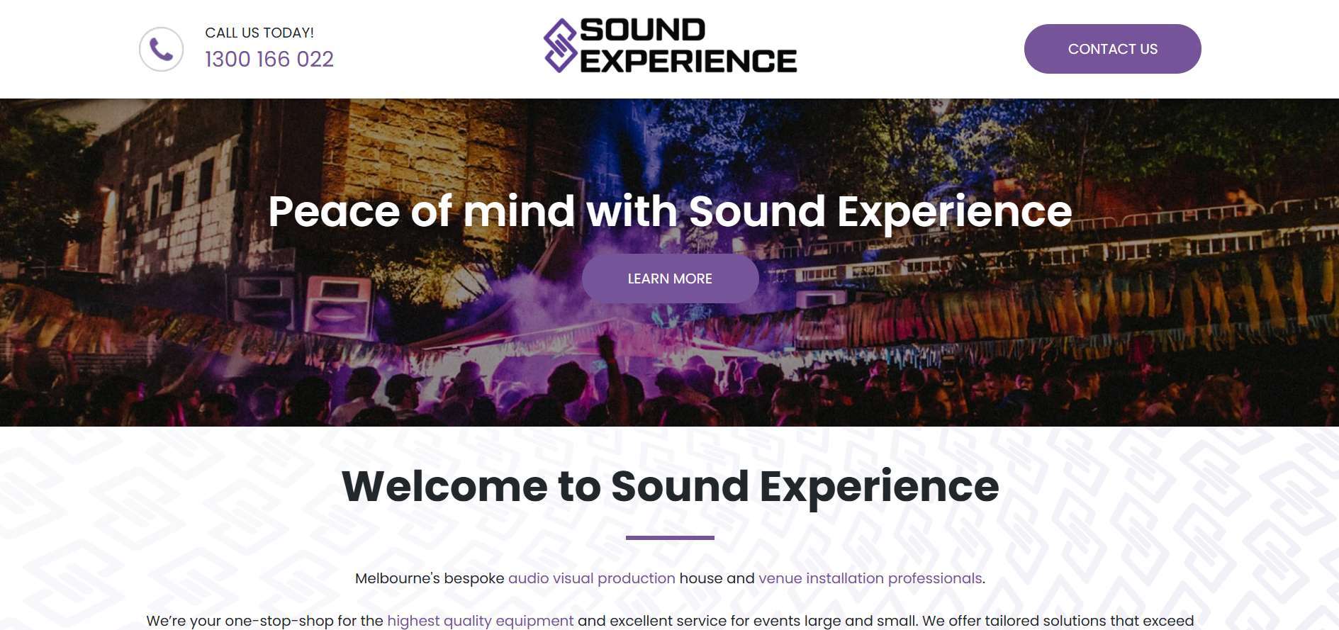 sound experience