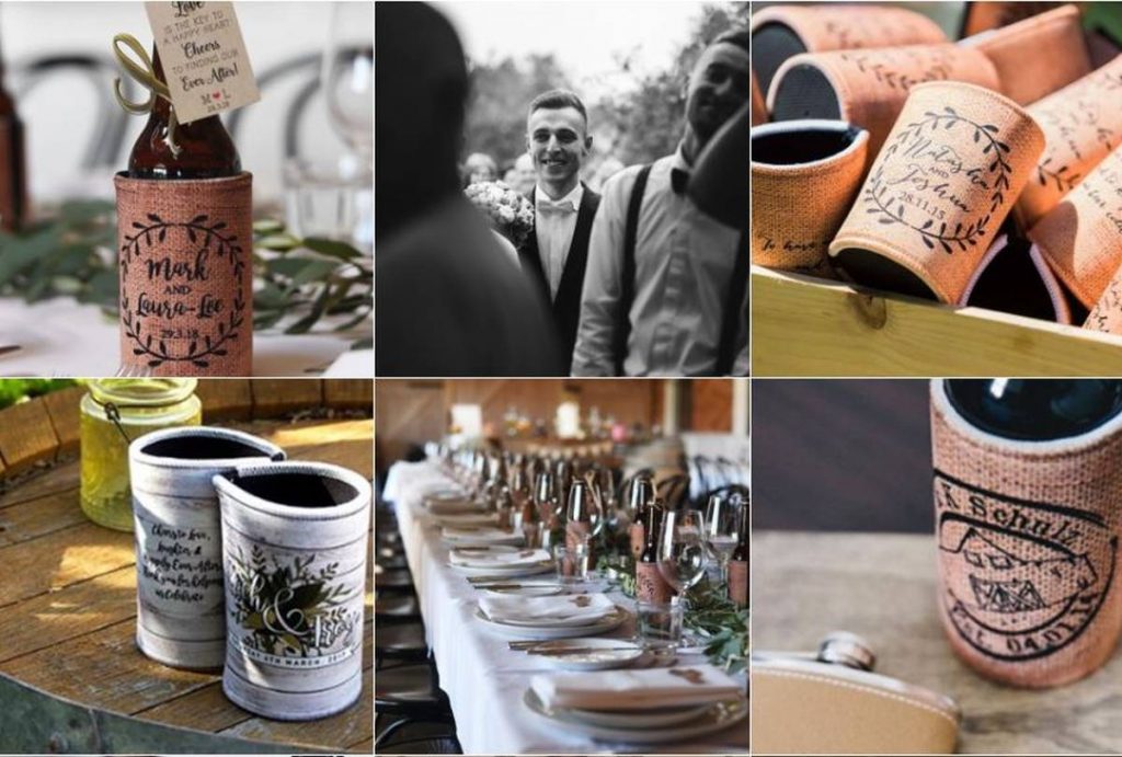 Soupcan Stubby Holders wedding events