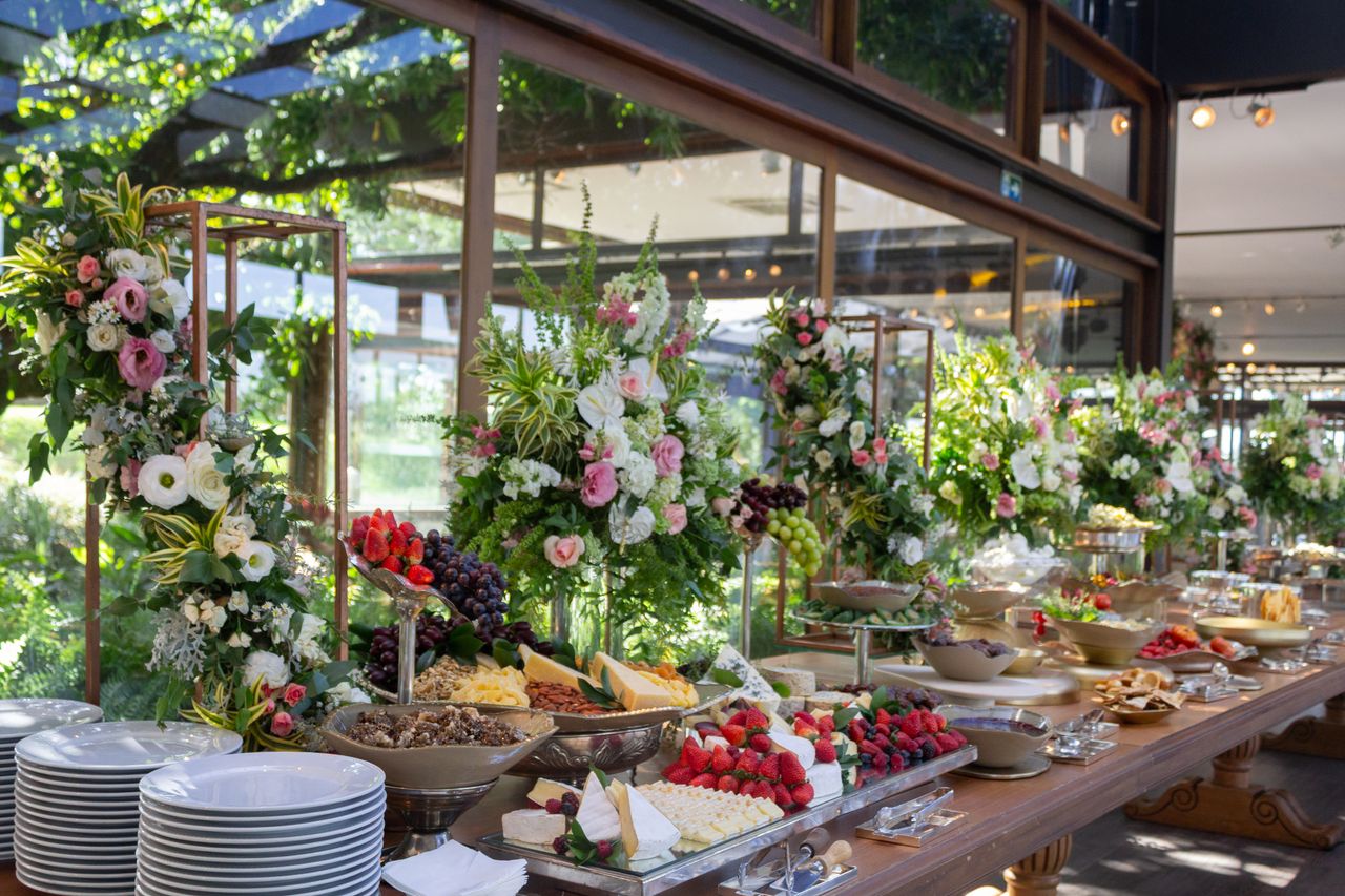 Seasonal locally sourced ingredients displayed for a sustainable Melbourne wedding reception menu in 2026