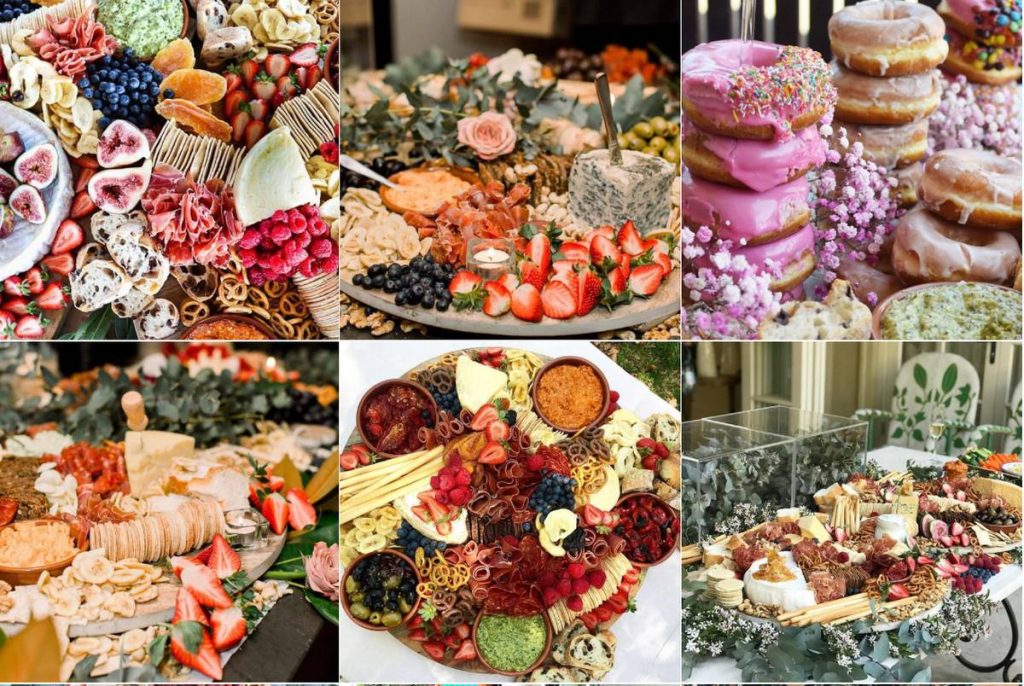 The Grazing Fox wedding catering and food