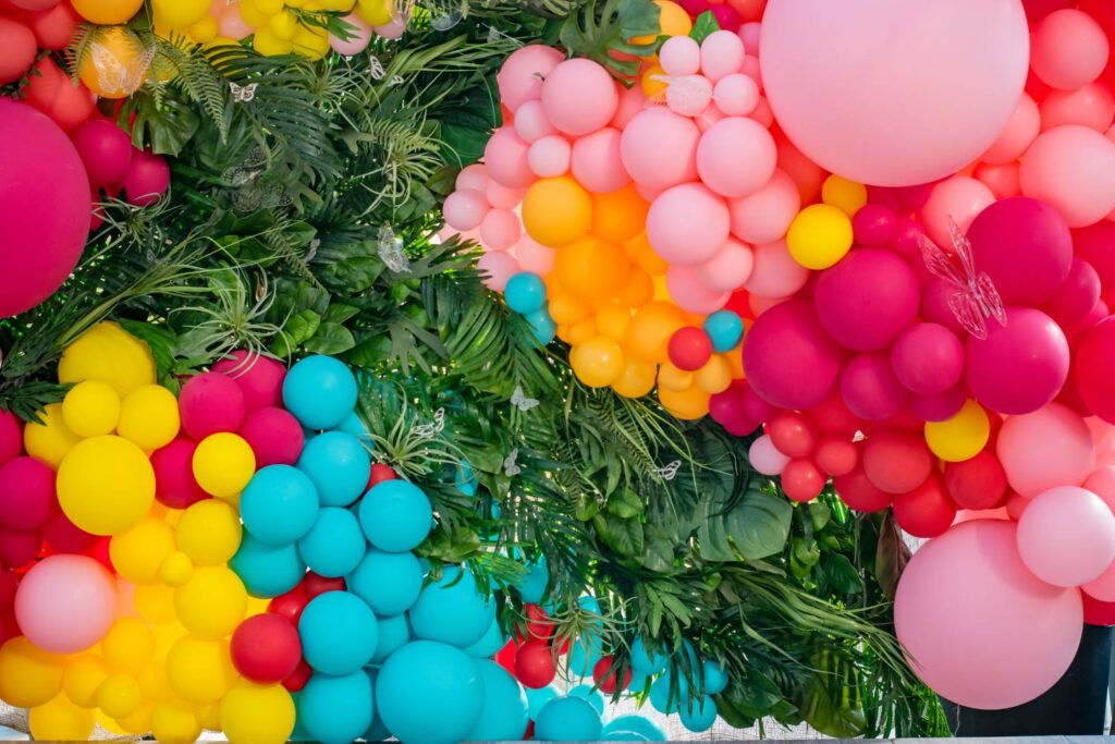 using balloons for sophisticated event design