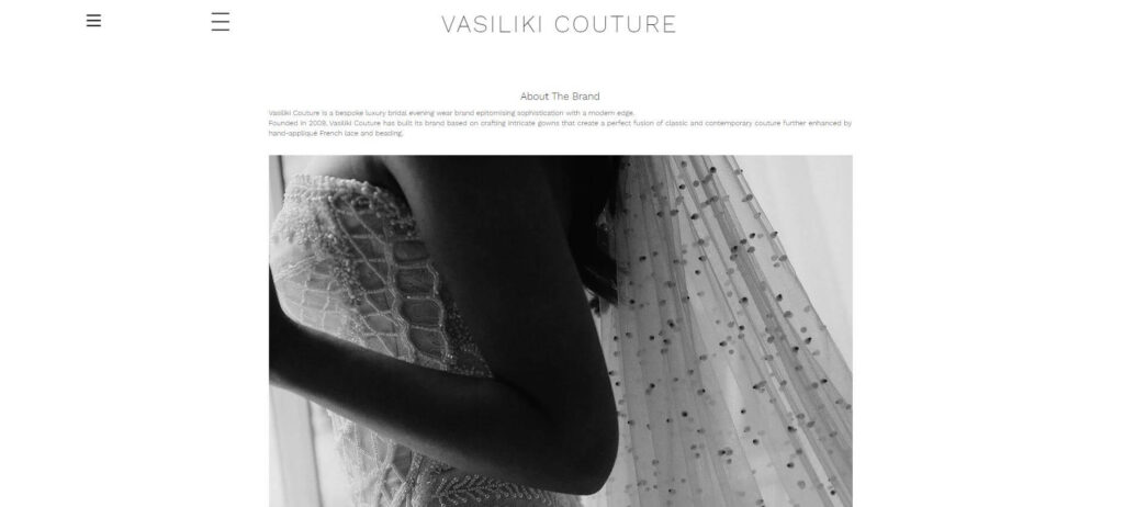 Vasiliki Couture Wedding Dress Designer Shop Melbourne