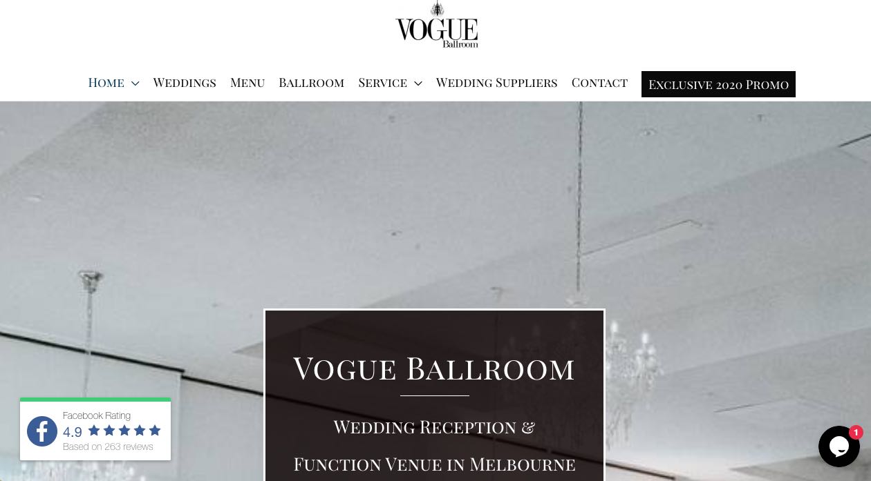 Vogue Ballroom Engagement Party Venue Melbourne