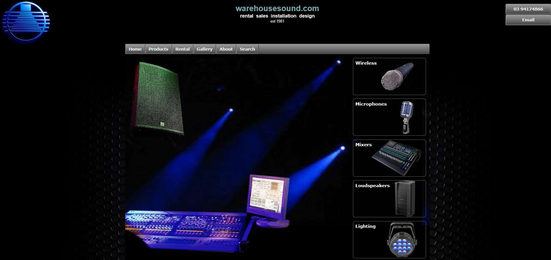 warehouse sound systems