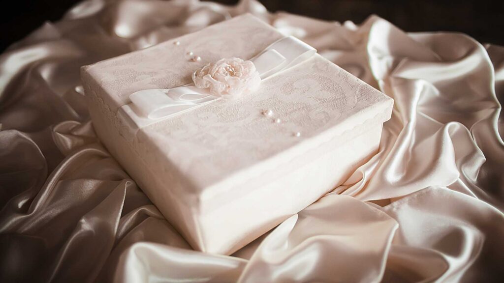 wedding dress box