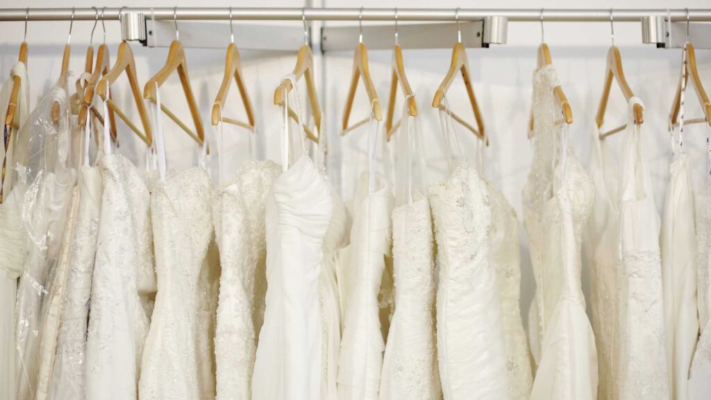 yellowed wedding dress melbourne