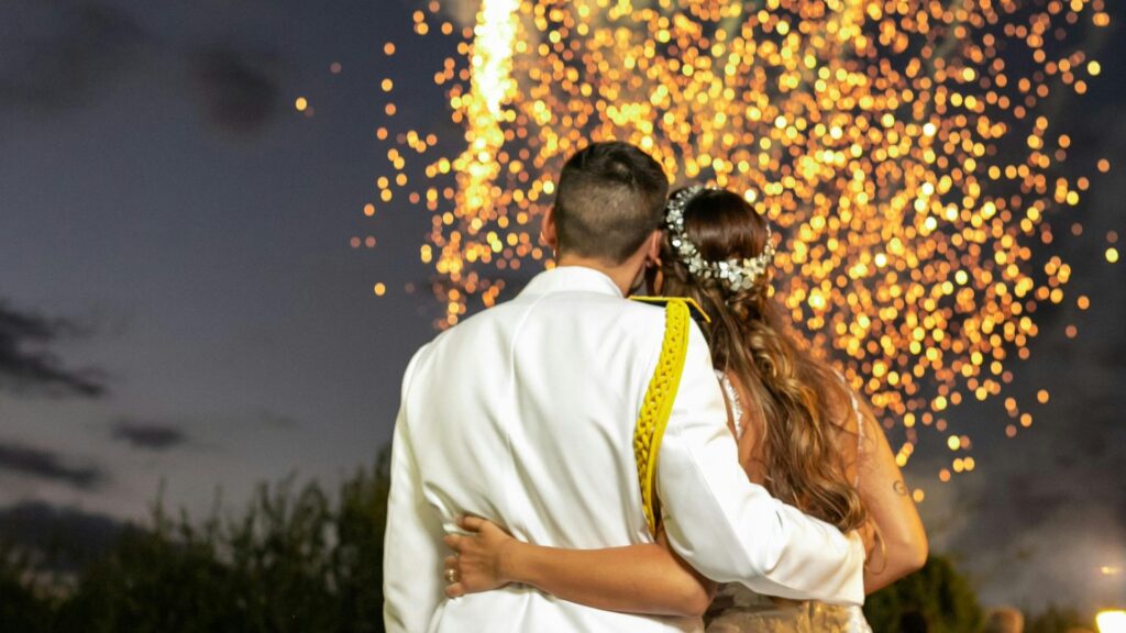 melbourne wedding firework