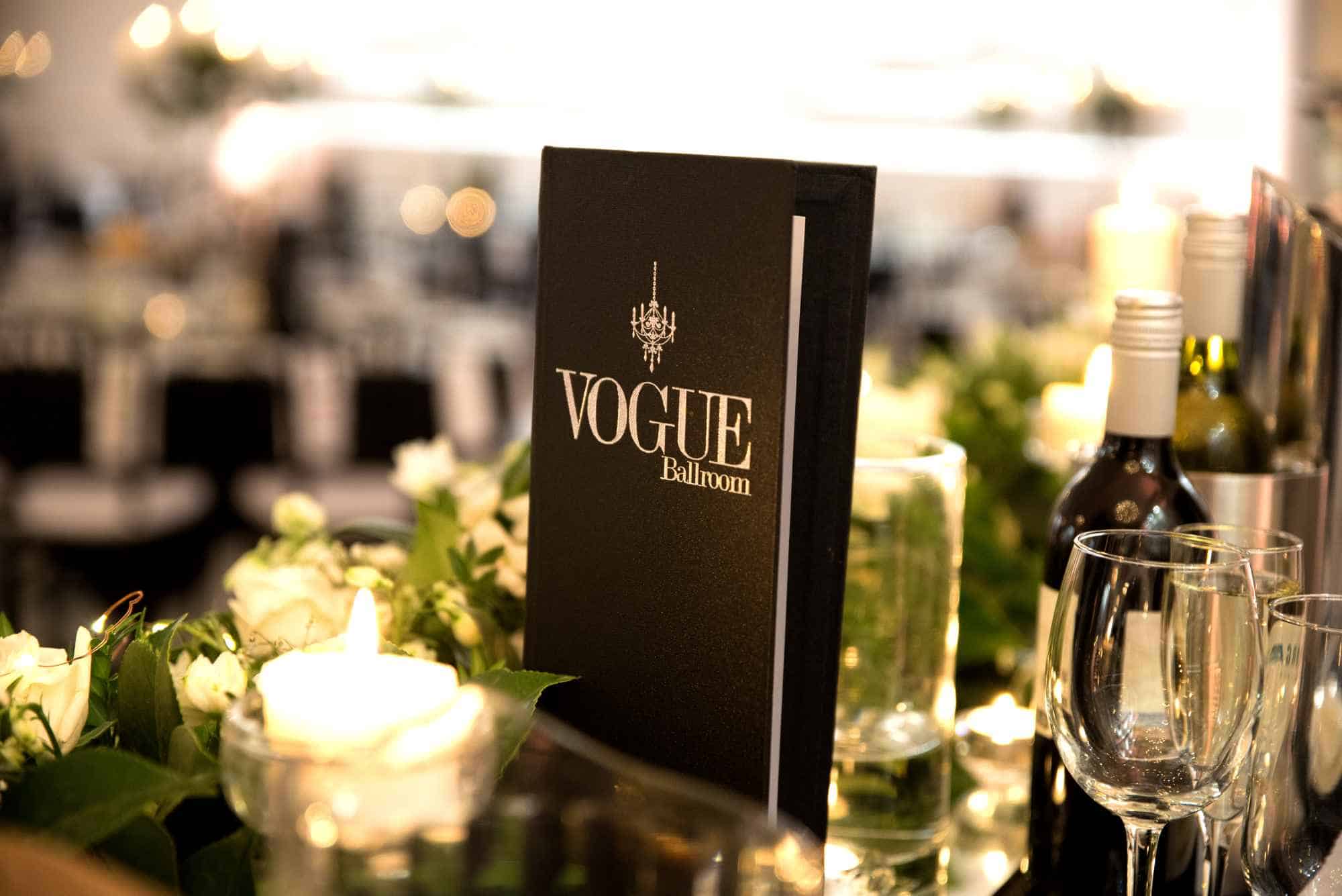 vogue ballroom food menu