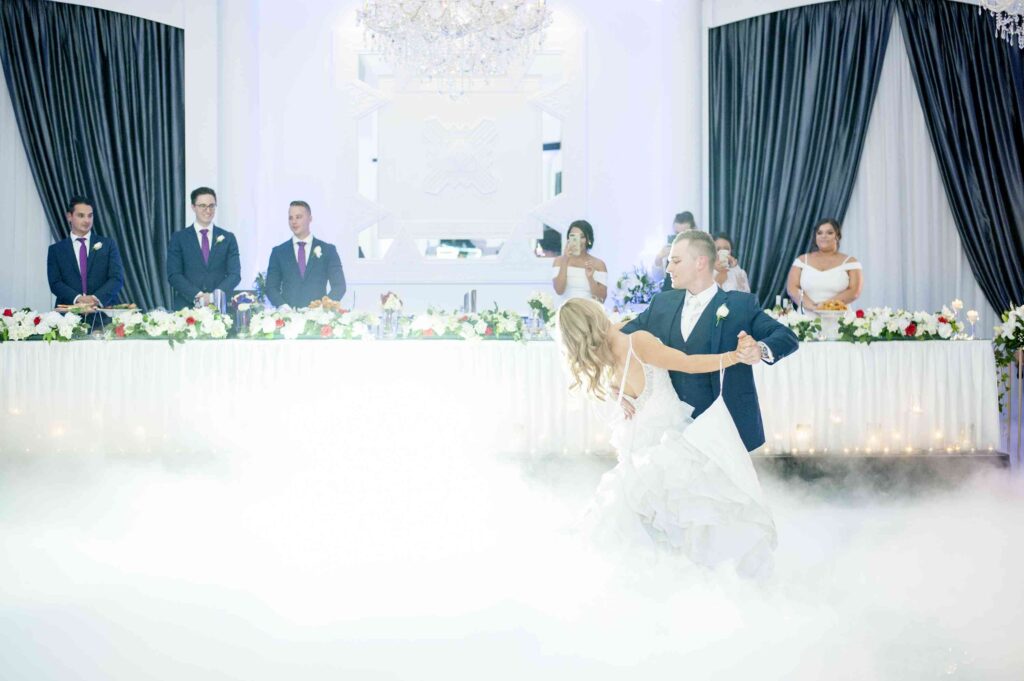 wedding dance at vogue ballroom
