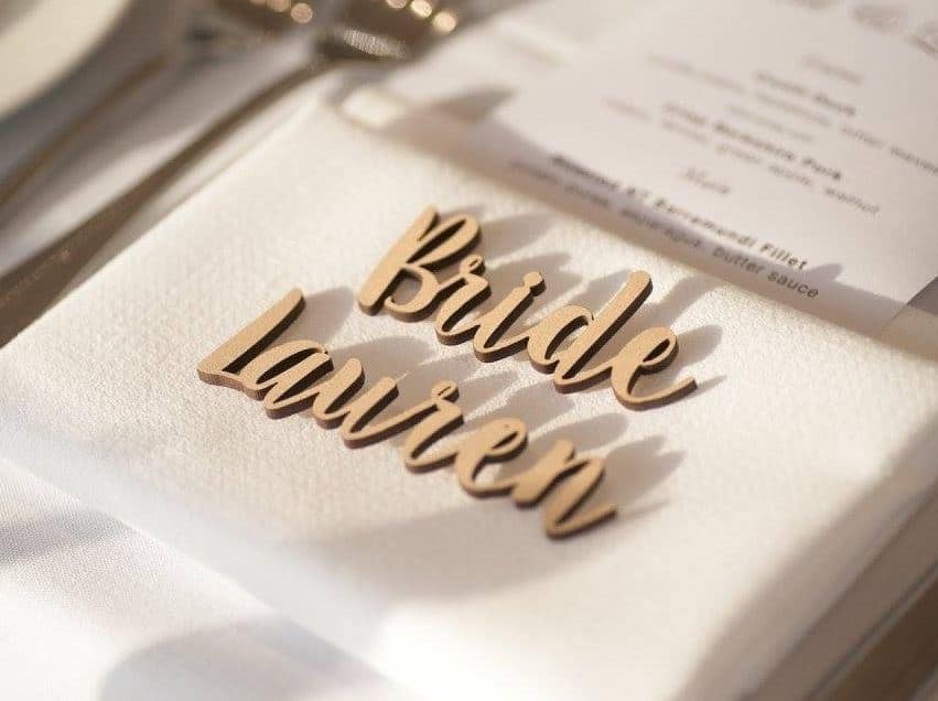 wooden letter wedding decorators